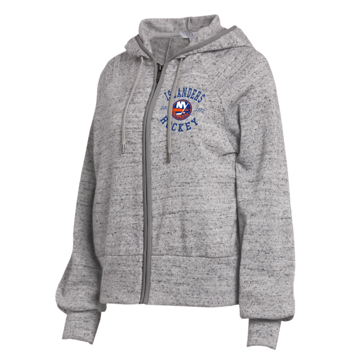 New York Islanders Women's Hockey Speckled Zip Up Hoodie | Isles Lab