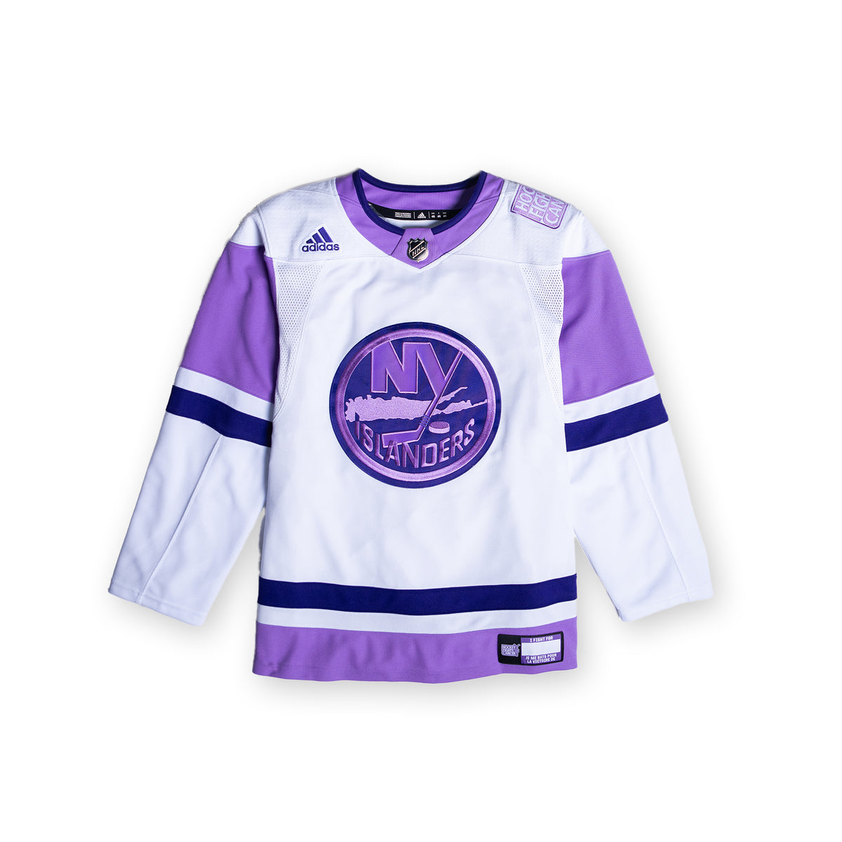 New York Islanders adidas Hockey Fights Cancer Primegreen