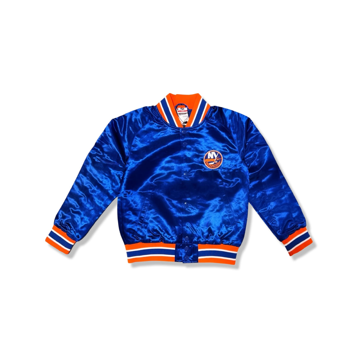 New York Islanders Youth Monogram Side Stripe Track Jacket