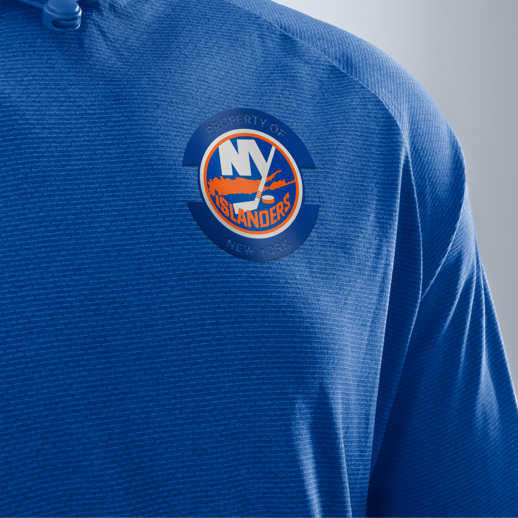 Islanders Authentic Pro Rink Pullover Toggle Hood