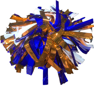 Blue and Orange Pom Pom