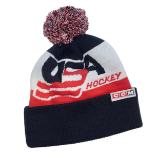 Team USA CCM Pom Knit Hat