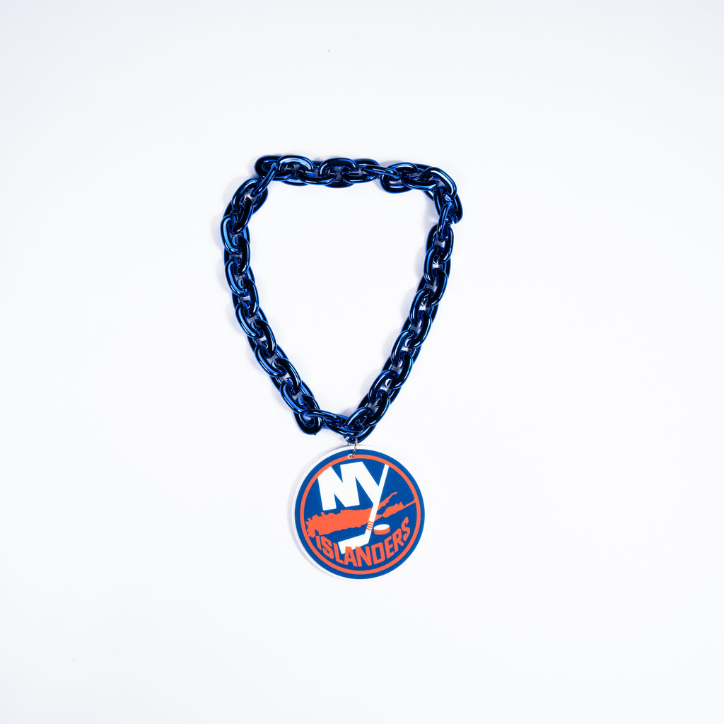 New York Islanders blue chain with primary logo