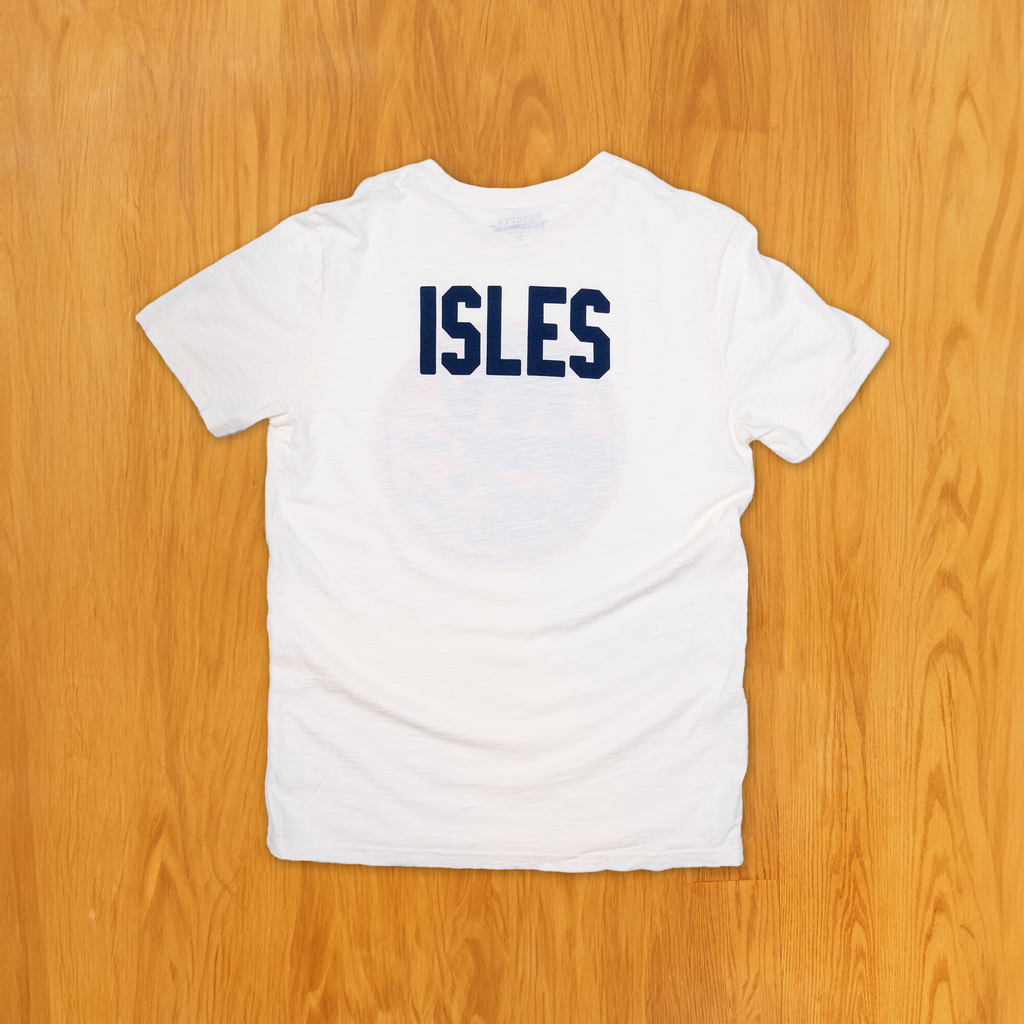 New York Islanders Stadium Series Cream Logo Short Sleeve Tee