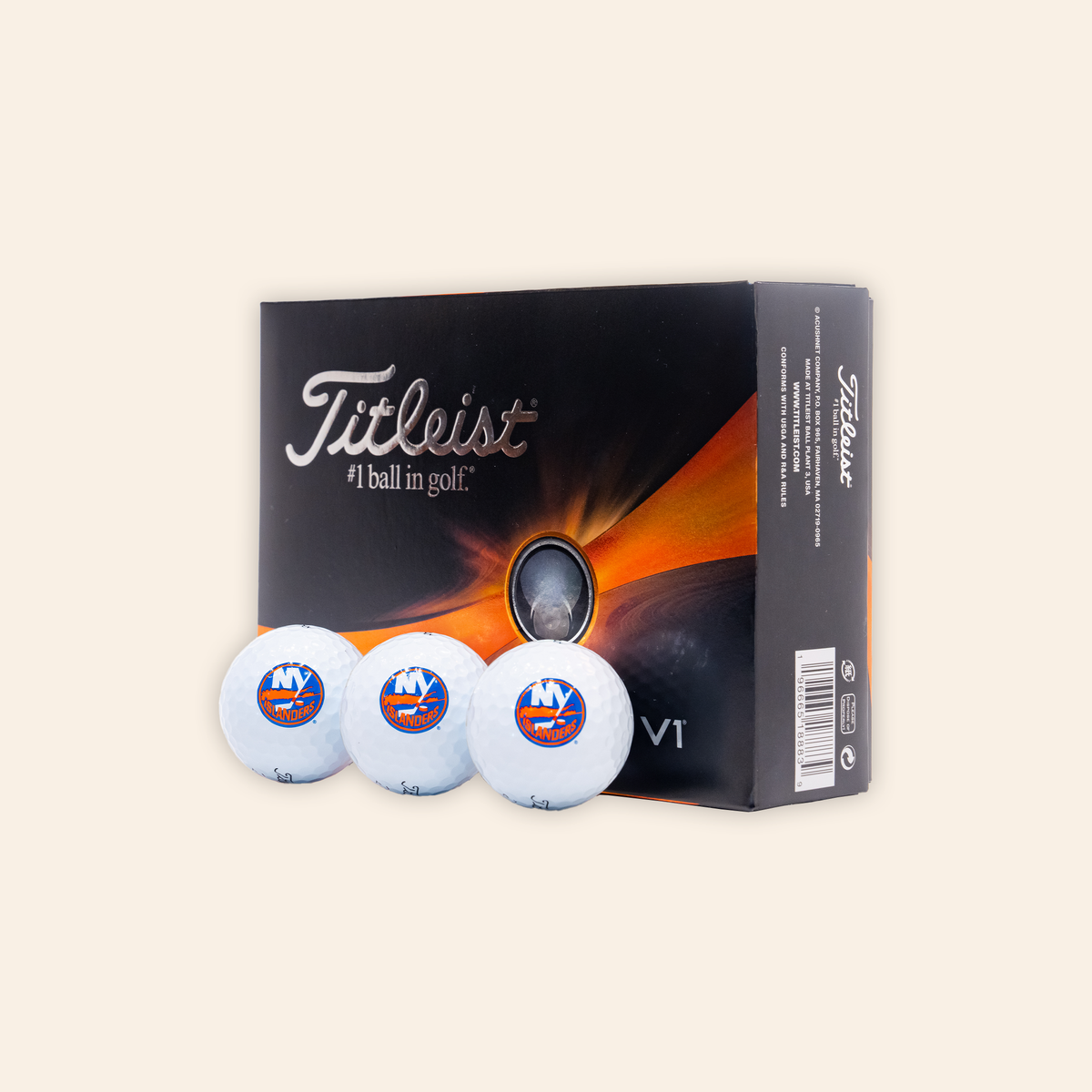 New York Islanders x Titleist Pro V1 Golf Balls Isles Lab