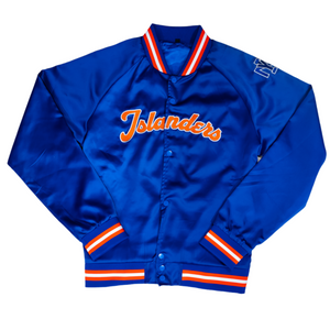 Retro Satin Bomber Jacket