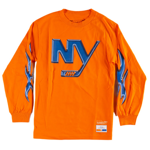 Platinum Ice Hockey Flame Orange Tee