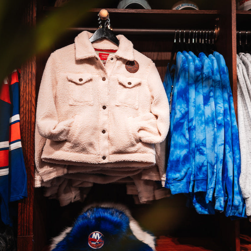 New York Islanders Women's Josie Sherpa Jacket | Isles Lab