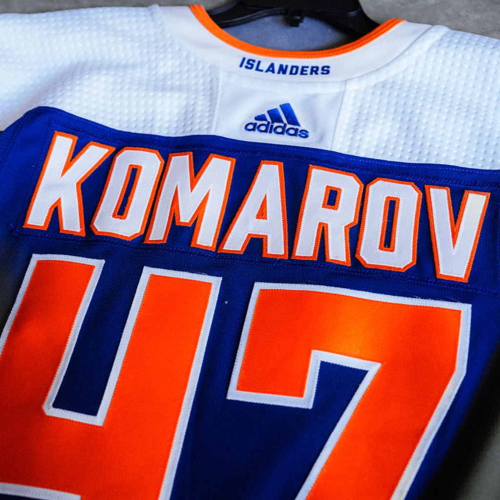 Leo Komarov Game Used Adidas Third Jersey