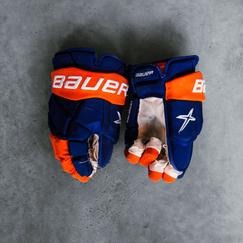 Kyle Palmieri Game Used Home/Away Gloves