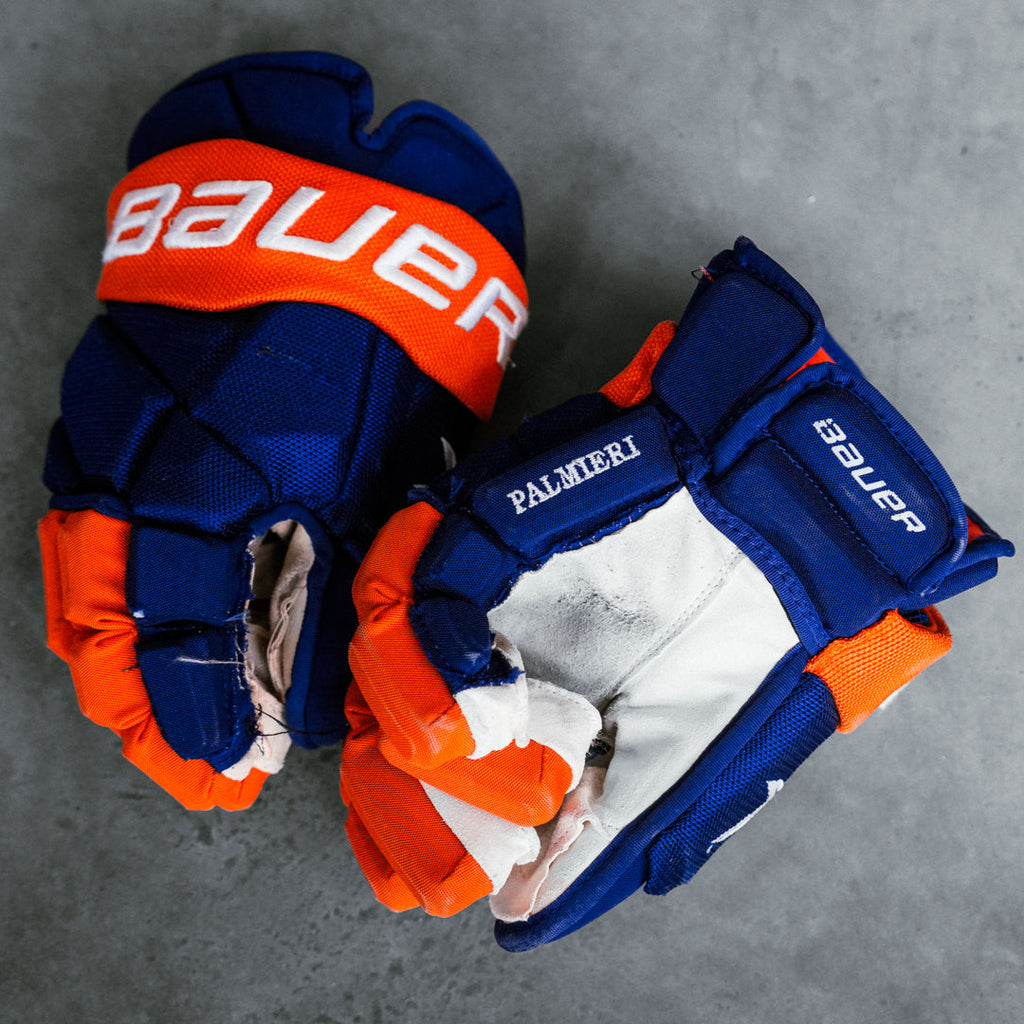 Kyle Palmieri Game Used Home/Away Gloves