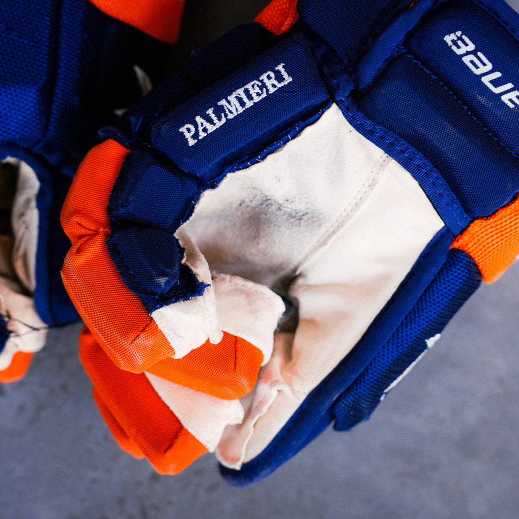 Kyle Palmieri Game Used Home/Away Gloves