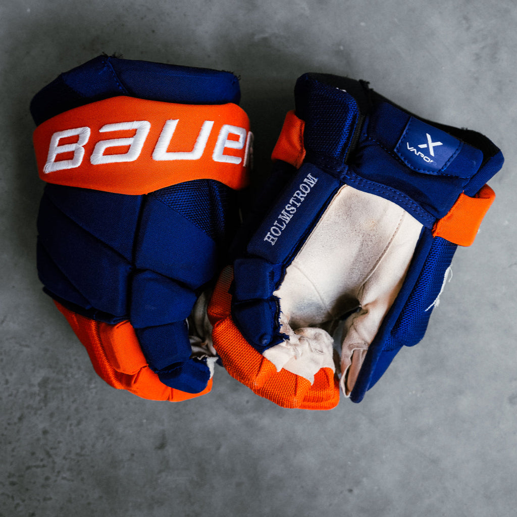 Simon Holmstrom Game Used Home/Away Gloves