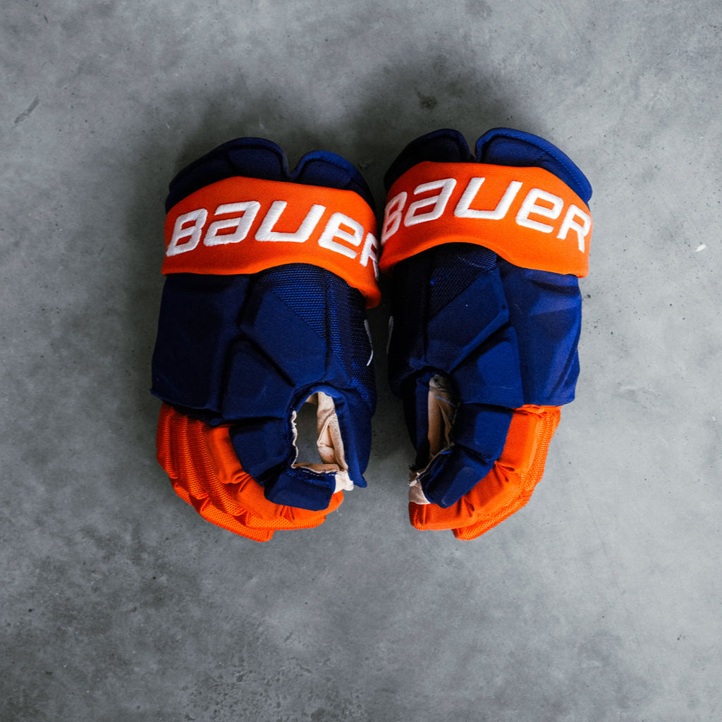 Pierre Engvall Game Used Home/Away Gloves