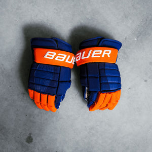 Thomas Hickey Game Used Home/Away Gloves