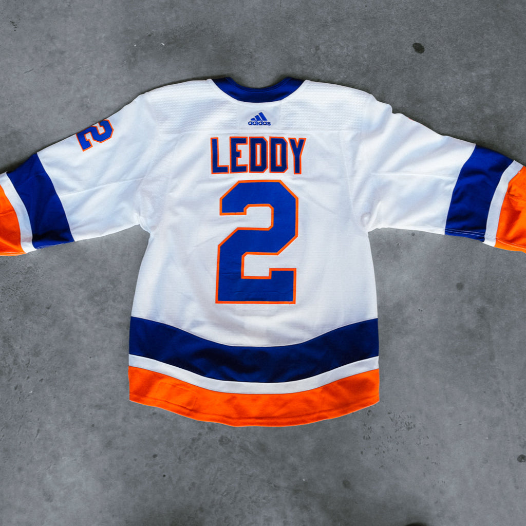 Nick Leddy Game Used Adidas Away Jersey
