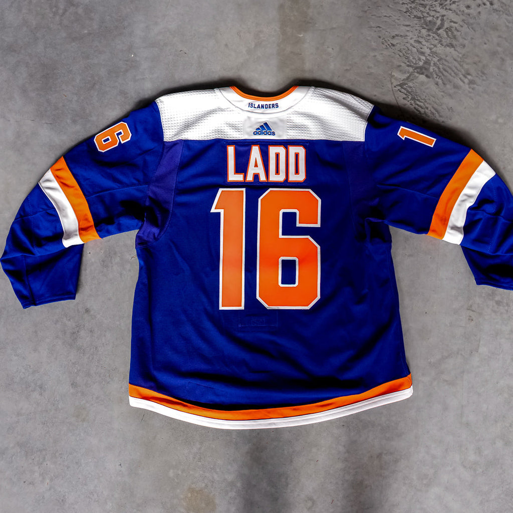 Andrew Ladd Game Used Adidas Third Jersey