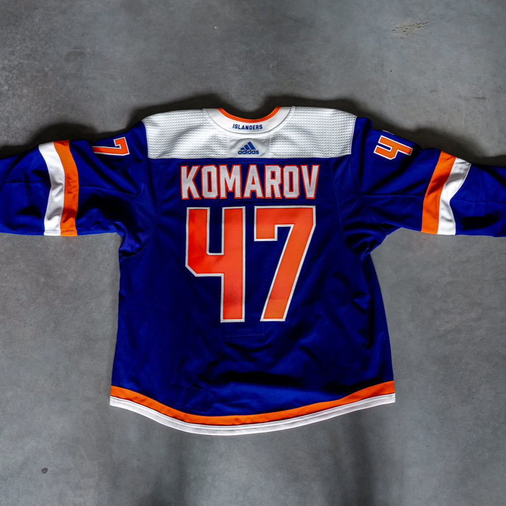 Leo Komarov Game Used Adidas Third Jersey