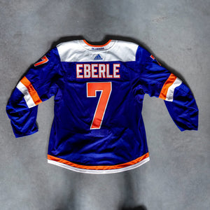 Eberle Game Used Third Jersey