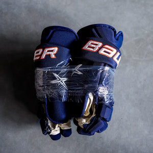 Dobson Game Used Navy Gloves