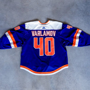 Semyon Varlamov Game Used Adidas Third Jersey