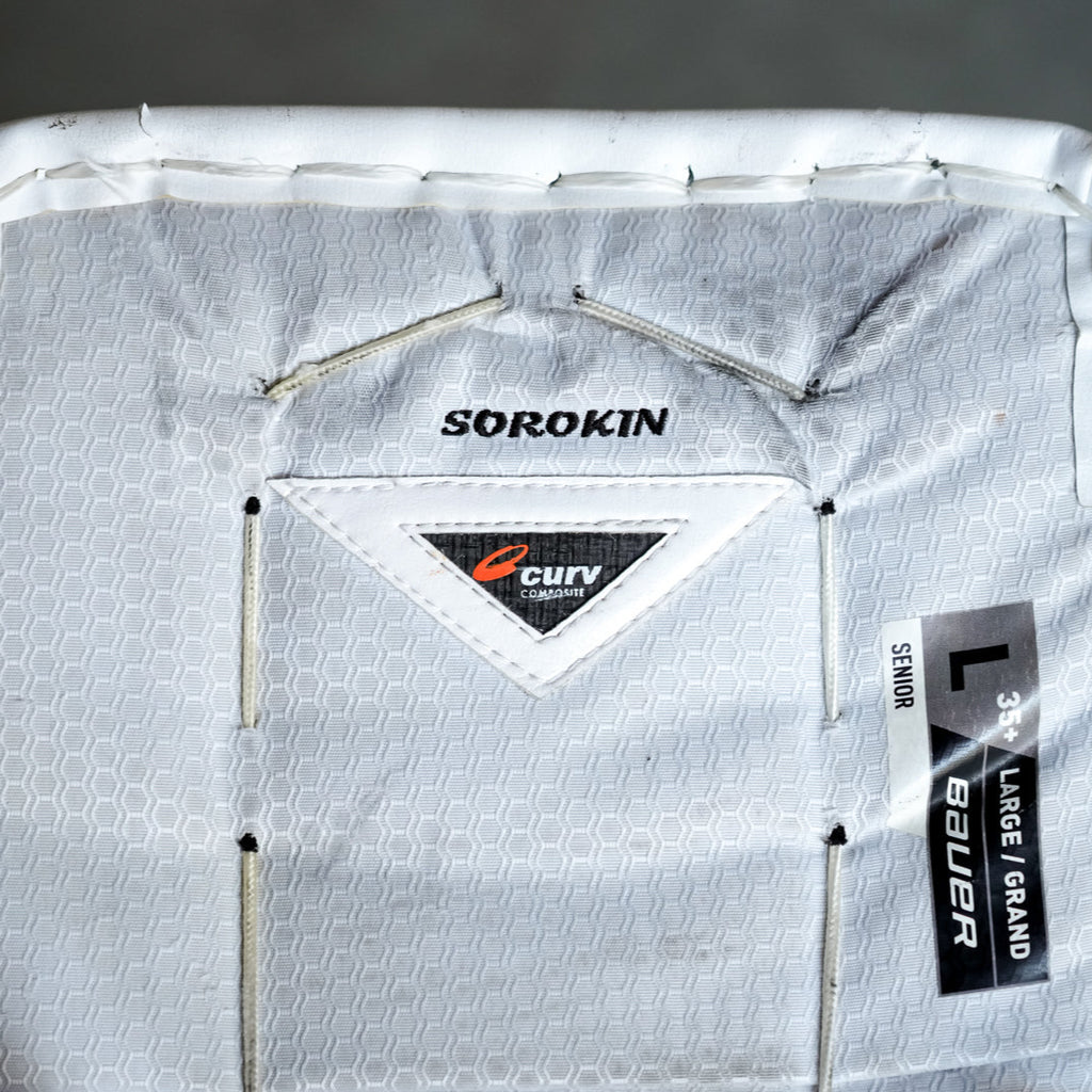Ilya Sorokin Game Used Leg Pads