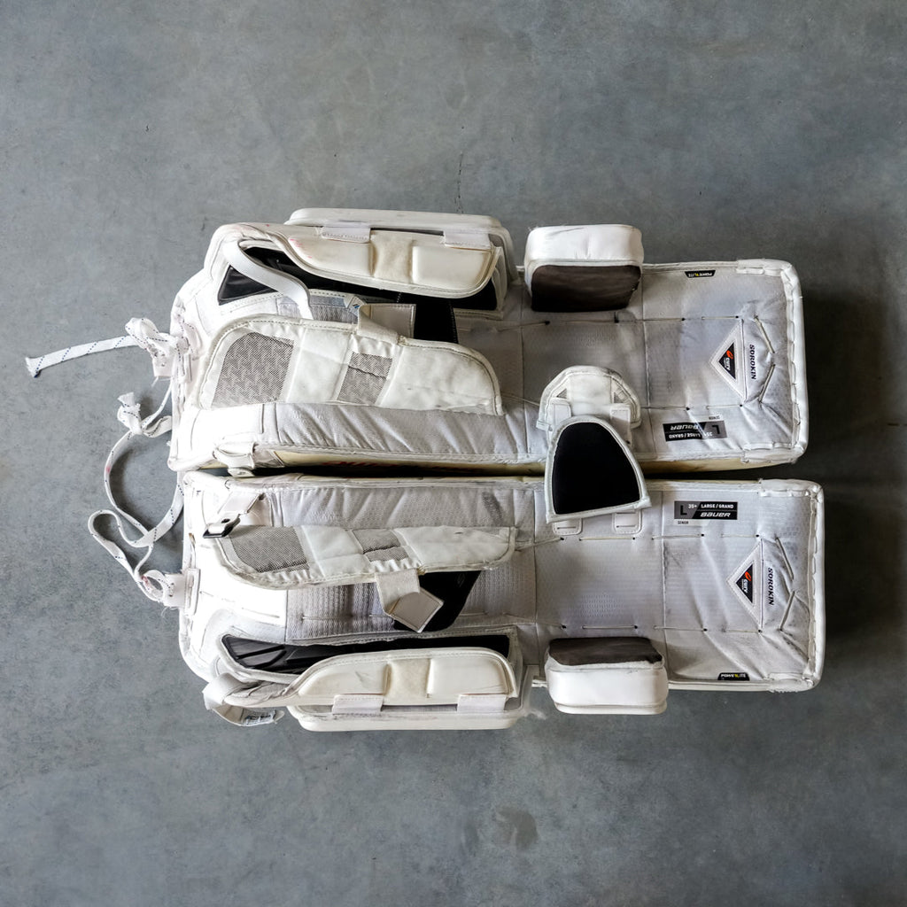 Ilya Sorokin Game Used Leg Pads