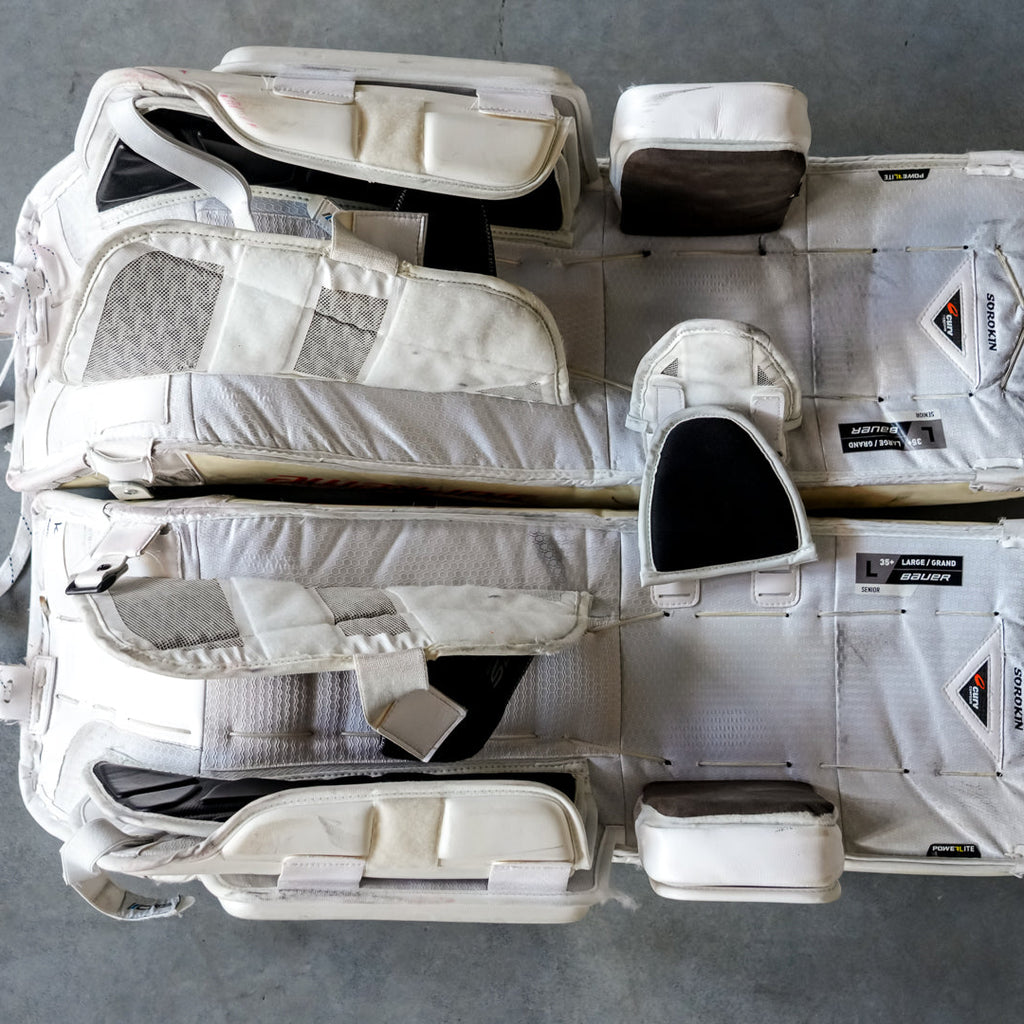 Ilya Sorokin Game Used Leg Pads