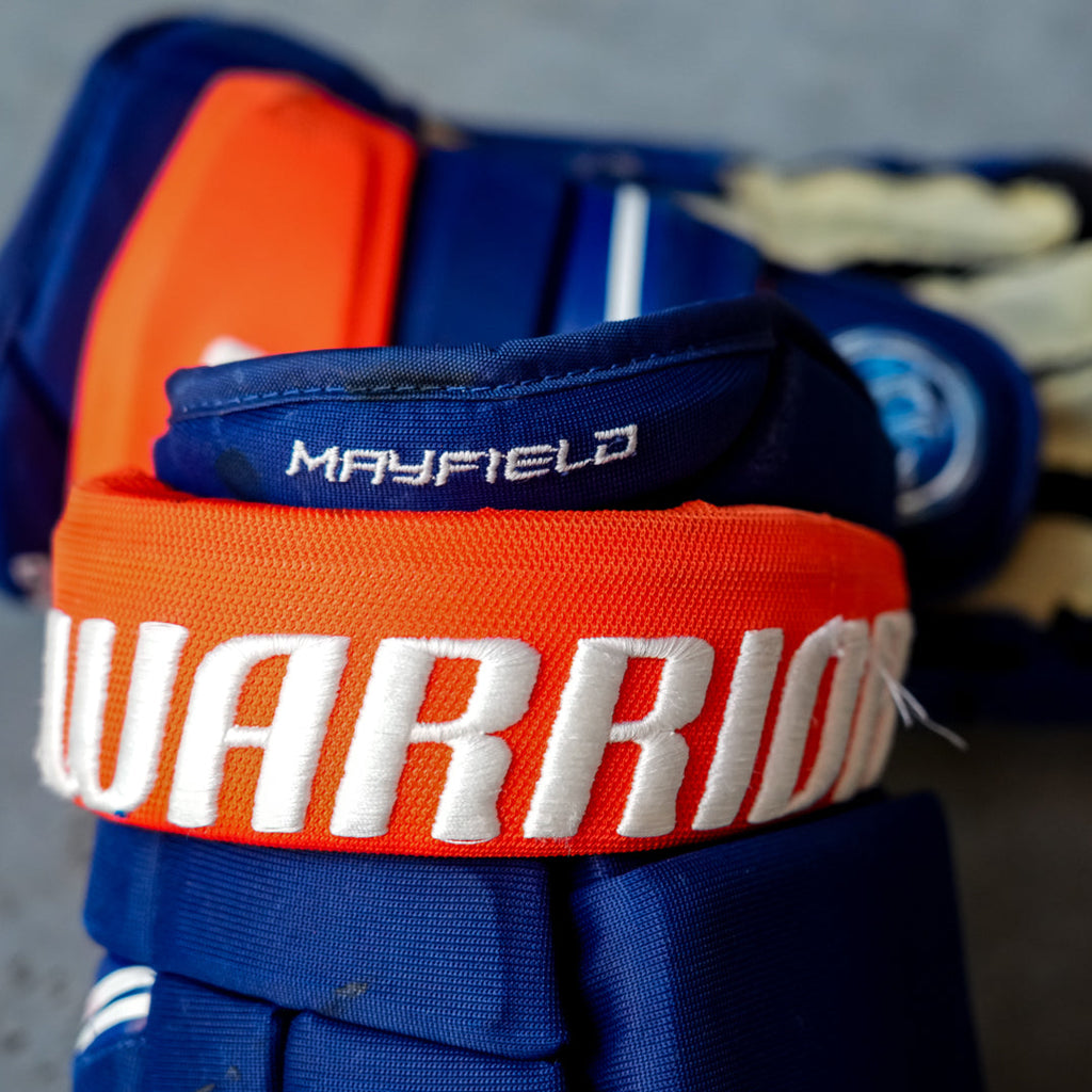 Scott Mayfield Game Used Home/Away Gloves