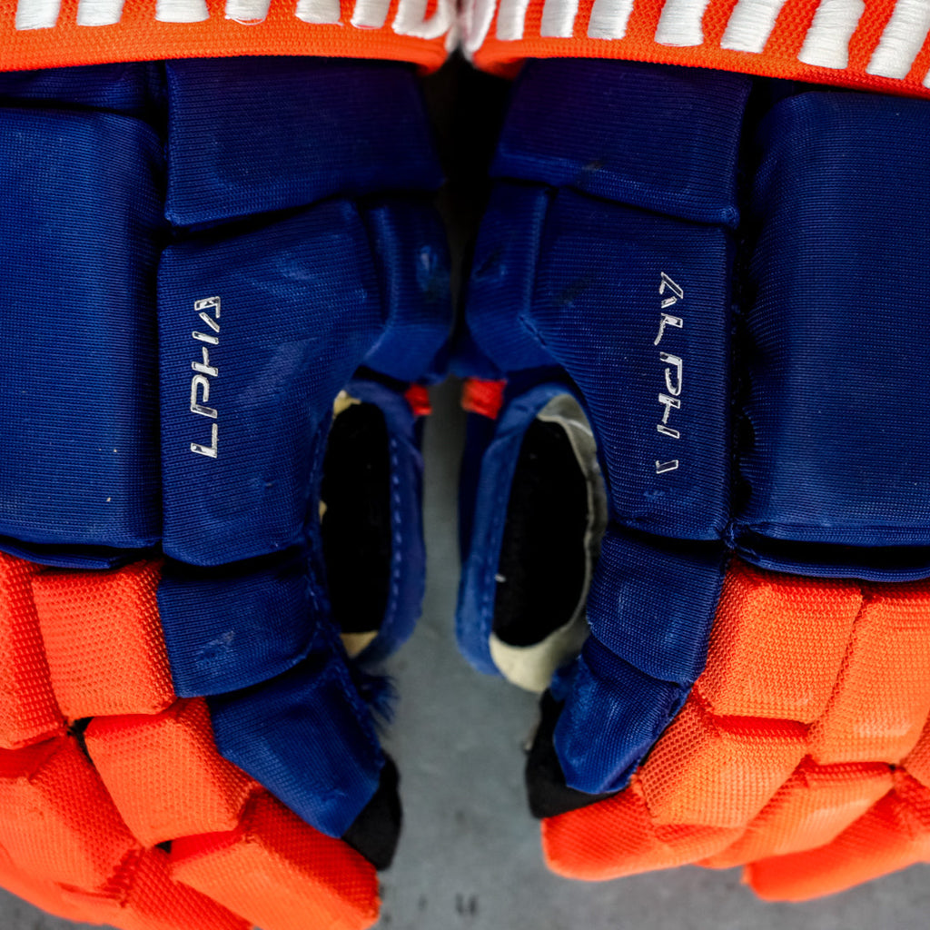 Scott Mayfield Game Used Home/Away Gloves