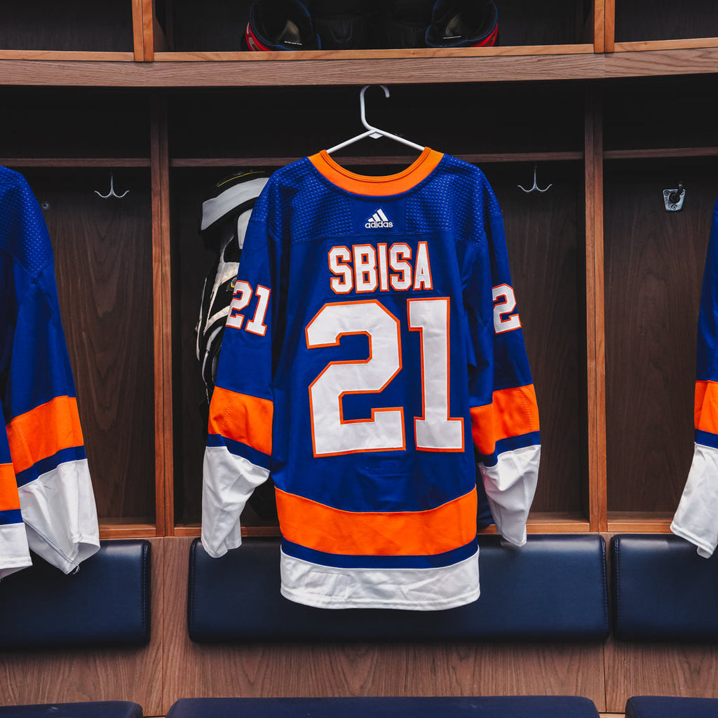 Luca Sbisa Game Used Royal Home Jersey