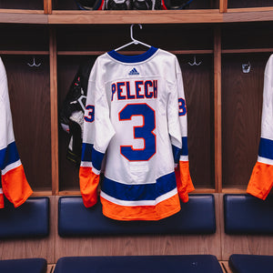 Pelech Game Used Away Jersey