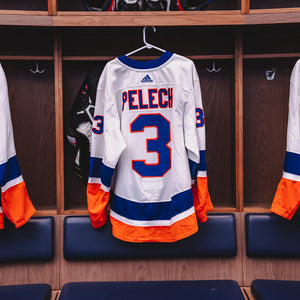 Pelech Game Used Away Jersey