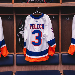 Pelech Game Used Away Jersey