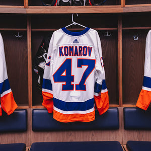 Komarov Game Used Away Jersey