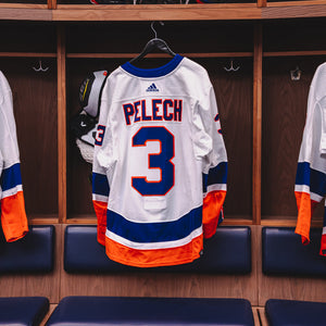 Pelech Game Used Away Jersey