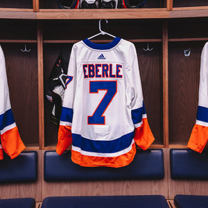 Eberle Game Used Away Jersey