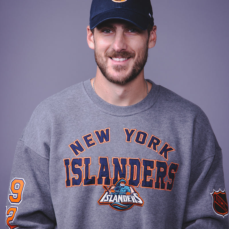 Islanders Fleece Fisherman Huddle Crewneck
