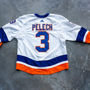 Pelech Game Used Away Jersey