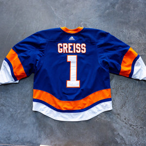 Greiss Game Used Home Jersey
