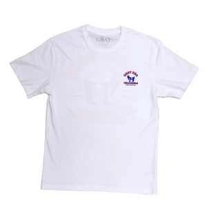 GOAT USA Adult White Tee
