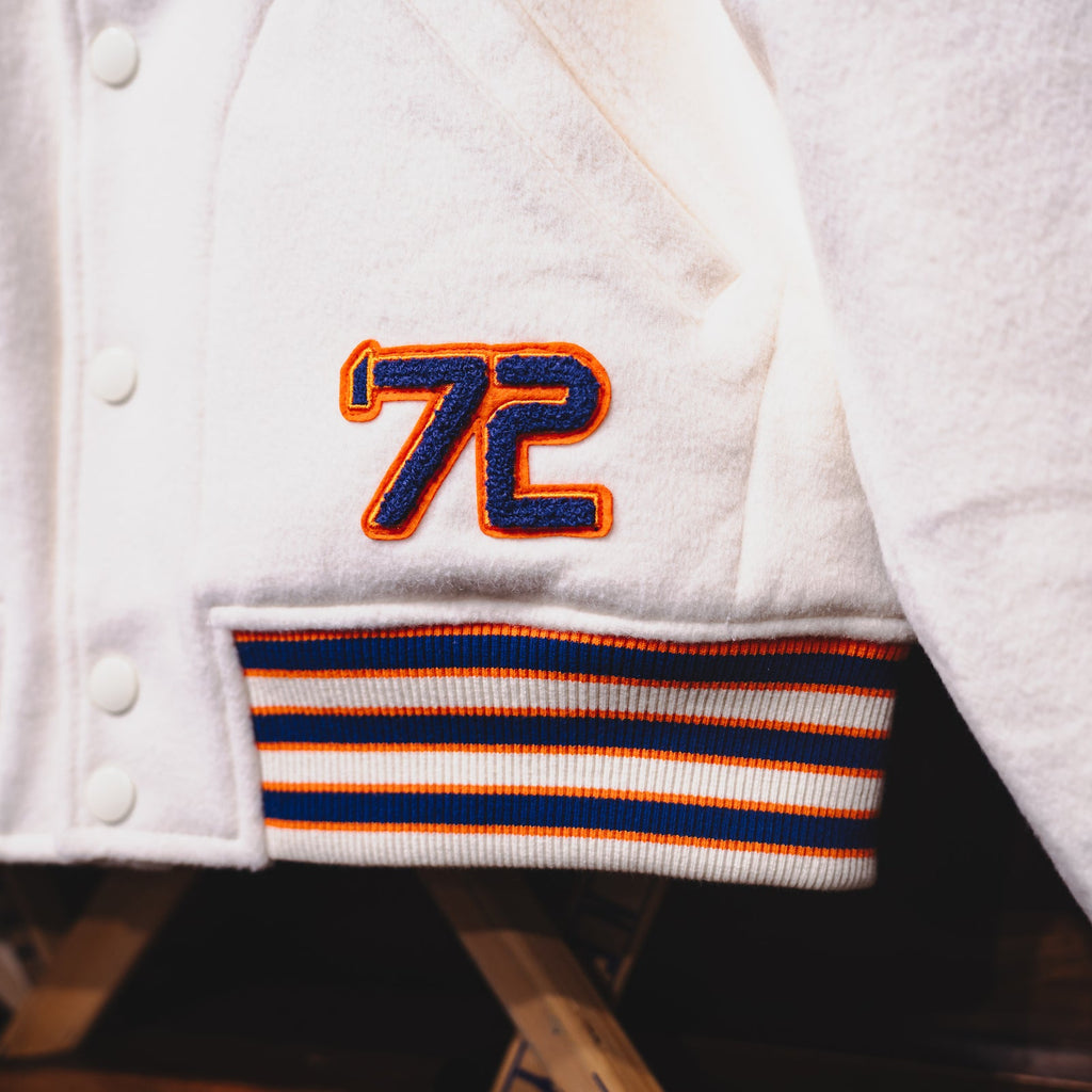 Islanders x Kevin Leonel White Varsity Jacket