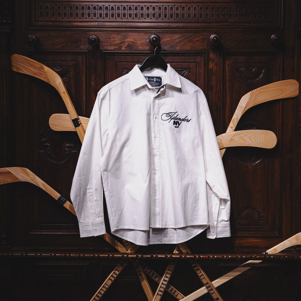 Islanders x Kevin Leonel Embroidered Oxford Shirt