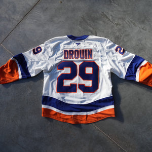 Drouin Game Used Away Jersey