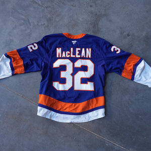 MacLean Game Used Home Jersey