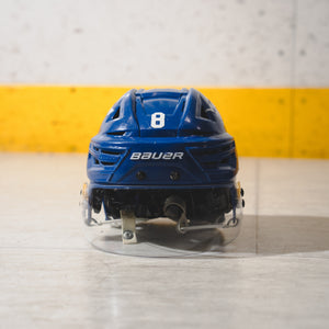 Dobson Game Used Royal Helmet