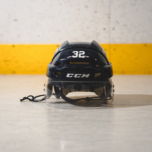MacLean Game Used Navy Helmet