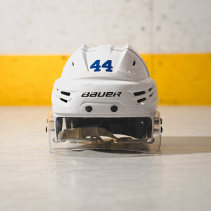Pageau Game Used White Helmet