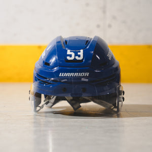 Casey Cizikas Game Used Royal Helmet