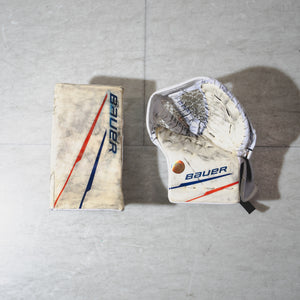 Sorokin Game Used Goalie Glove & Blocker Set